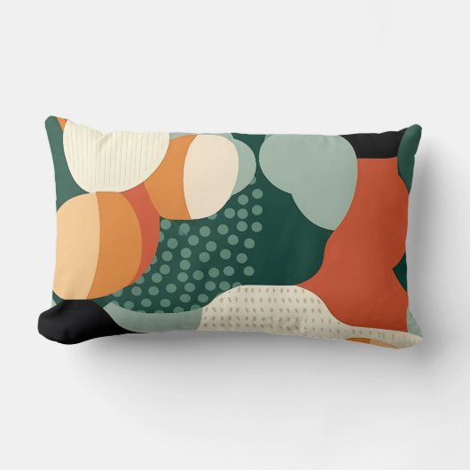 Retro Organic Pebble Pillow Kussen (Voorkant)