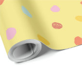 Retro Organic Polka Dot Geïnspireerd door Palm Spr Cadeaupapier (Rol Hoek)