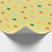 Retro Organic Polka Dot Geïnspireerd door Palm Spr Cadeaupapier (Hoek)
