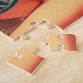 Retro Oriental Beach Meisjes Legpuzzel (Zijkant)