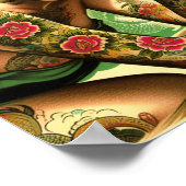 Retro Oriental Pin-up Poster (Hoek)