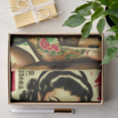 Retro Oriental Pin-up Tissuepapier (Geschenk)