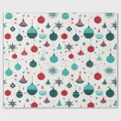 Retro Ornament Cadeaupapier (Vlak)
