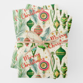 Retro Ornament Delight Inpakpapier Vel (In situ)