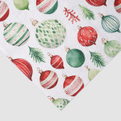 Retro Ornament Kerst Tissue Papier (Detail)