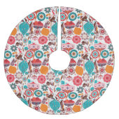 Retro Ornament Kerstboom Rok (Voorkant)