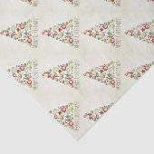 Retro Ornament kerstboom Tissuepapier (Detail)