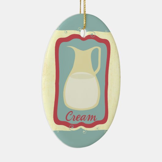 Retro ornament van de waterkruikKerstmis van de (Rechts)