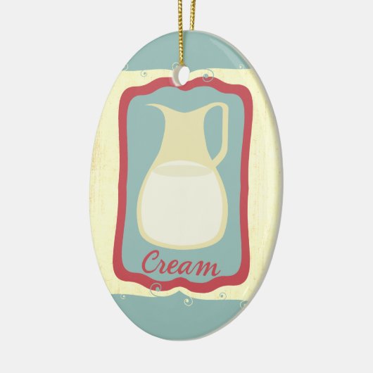 Retro ornament van de waterkruikKerstmis van de (Links)