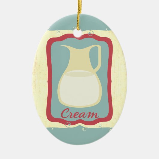 Retro ornament van de waterkruikKerstmis van de (Voorkant)