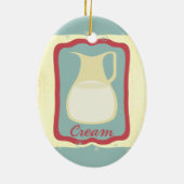 Retro ornament van de waterkruikKerstmis van de (Achterkant)