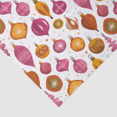 Retro Ornamenten Kerst Tissuepapier (Detail)