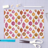 Retro Ornamenten Kerst Tissuepapier (Craft)