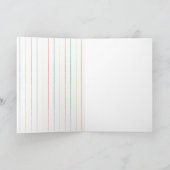 Retro Ornaments Holiday Photo Card Feestdagen Kaart (Binnen)