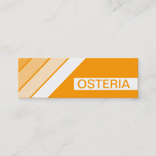 retro OSTERIA Mini Visitekaartje