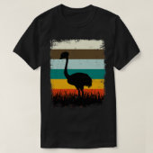 Retro Ostrich T-shirt (Design voorkant)
