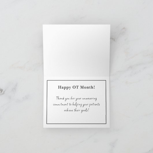 Retro- OT-Behandelingstherapie Bedankkaart (Binnen)