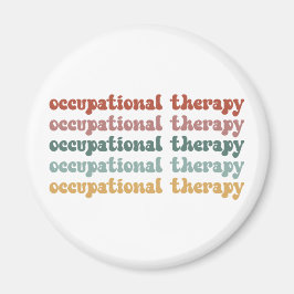 Retro OT beroepstherapie voor schoolstudenten Magneet