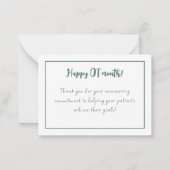 Retro OT beroepstherapie voor schoolstudenten Notitiekaartje (Achterkant)