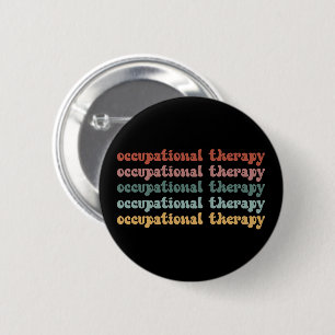 Retro OT beroepstherapie voor schoolstudenten Ronde Button 5,7 Cm