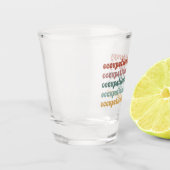 Retro OT beroepstherapie voor schoolstudenten Shot Glas (Links)