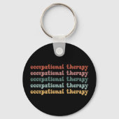 Retro OT beroepstherapie voor schoolstudenten Sleutelhanger (Voorkant)