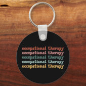 Retro OT beroepstherapie voor schoolstudenten Sleutelhanger (Voorkant)