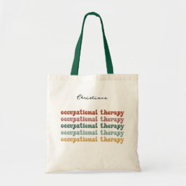 Retro OT beroepstherapie voor schoolstudenten Tote Bag