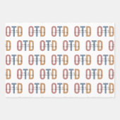 Retro OTD Doctor in de ergotherapie Inpakpapier Vel (Voorkant 2)