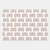 Retro OTD Doctor in de ergotherapie Inpakpapier Vel (Voorkant)