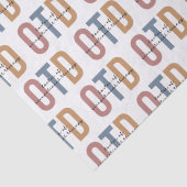 Retro OTD Doctor in de ergotherapie Tissuepapier (Detail)