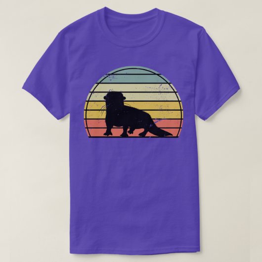 Retro Otter T-shirt (Design voorkant)