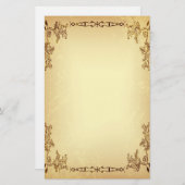 Retro  oud papier (Voorkant / Achterkant)