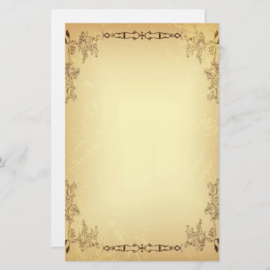 Retro  oud papier (Voorkant / Achterkant)