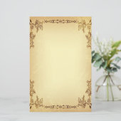 Retro  oud papier (Staand voorkant)