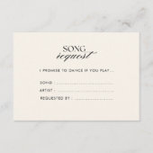 Retro oude geld geruit patroon Liedverzoek Informatiekaartje (Voorkant)