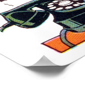  Retro Oude Klassieke Telefoonbellen Poster (Hoek)