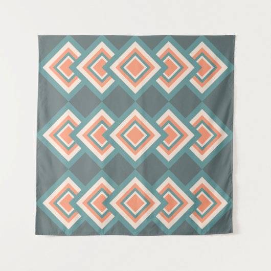 RETRO OUDE LANDKLEUREN WANDKLEED (Voorkant)
