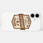 Retro Ouder en koffieliefhebber humor Case-Mate iPhone Case (Achterkant (horizontaal))
