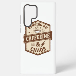 Retro Ouder en Koffieliefhebber Humor Samsung Galaxy Hoesje