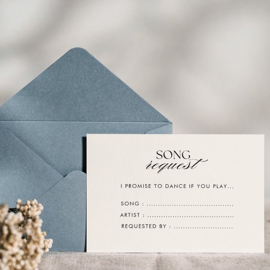 Retro ouderwetse geruite patroon Liedverzoek Informatiekaartje