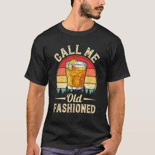 Retro ouderwetse Whiskey Bourbon Grappige Vintage T-shirt