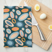 Retro Oval Pattern Kitchen Towel Theedoek (Quarter Fold)