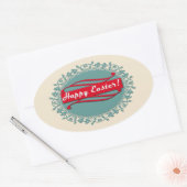 Retro,  ovale sticker (Envelop)