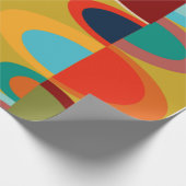 Retro Ovalen Cadeaupapier (Hoek)