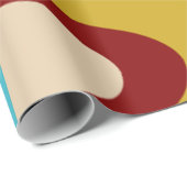 Retro Ovalen Cadeaupapier (Rol Hoek)