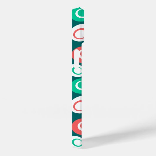 Retro Ovalen Case-Mate iPhone Case (Achterkant / Rechts)