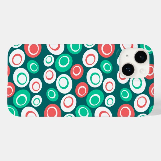 Retro Ovalen Case-Mate iPhone Case (Achterkant (horizontaal))