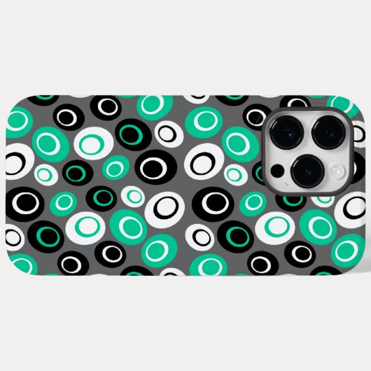 Retro Ovalen Case-Mate iPhone Case (Achterkant (horizontaal))