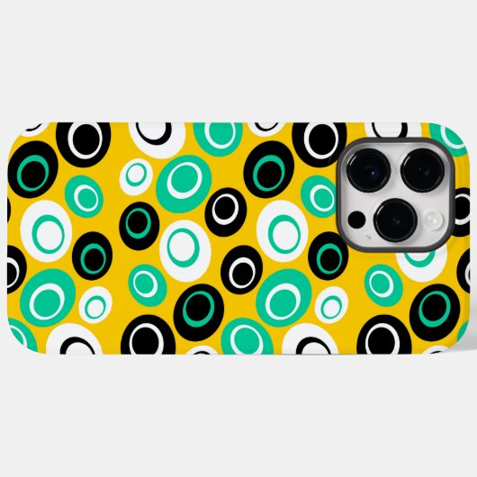 Retro Ovalen Case-Mate iPhone Case (Achterkant (horizontaal))